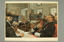 Color illustration of the 2nd Dreyfus court martial trial