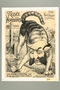 Caricature of Carl Mayer Rothschild as a cat smuggling goods