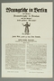 Handbill reporting the words of a cowardly Jewish soldier