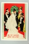 Theatrical poster of the wedding from the play, Abie's Irish Rose