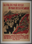 Poster of Jewish bankers walking through a parted red sea of blood