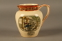 William Adams & Sons stoneware jug with a scene of Oliver Twist meeting Fagin