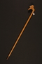 Walking stick with a handle carved as a sorrowful Jewish man's head