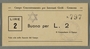 Cremona civilian internment scrip, 2 lire note, stamped with a Star of David