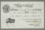Operation Bernhard counterfeit British 5 pound note