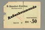 Buchenwald Aussenkommando scrip, -.50 Reichsmark issued to an inmate
