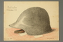 Drawing of an army helmet