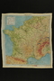 Silk escape map of France owned by a US soldier