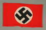 Red armband with swastika acquired by American soldier and liberator