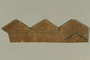 Peaked cutting template brought with an Austrian Jewish refugee