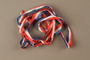 Red, white and blue ribbon given to former Vice President Henry A. Wallace by female French partisans