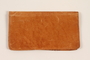 Light brown leather billfold used by a Polish Jewish refugee