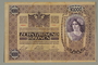 Austrian 10,000 Kronen banknote owned by a Viennese Jewish refugee family