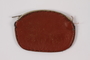 Leather coin purse made by a concentration camp survivor in Landsberg DP camp