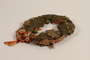 Oak leaf wreath separated into sections awarded prewar to a Jewish youth for swimming across the Rhine River