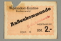 Buchenwald canteen note