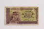 Republic of Czechoslovakia, paper currency, 50 korun note owned by a Hungarian Jewish former concentration camp inmate