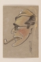 Self portrait caricature by a Jewish soldier, 2nd Polish Corps
