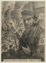Drawing by Ervin Abadi created while at Bergen Belsen displaced person's camp