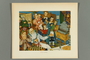Print of an Arthur Szyk painting depicting Hanukkah festivities
