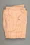 Peach nightgown decorated with embroidery owned by a Hungarian Jewish woman