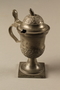 Pewter mustard pot owned by Otto Frank