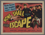 Set of six lobby cards for the film “None Shall Escape” (1944)