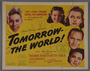 Set of six lobby cards for the movie, “Tomorrow- the World!” (1944)