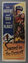 Insert poster for the film “Sword in the Desert” (1949)