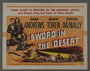 Set of eight lobby cards for the film “Sword in the Desert” (1949)