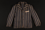 Concentration camp uniform jacket worn by a Polish Jewish inmate