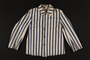 Concentration camp inmate uniform jacket issued in Auschwitz