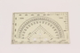 Military protractor with map coordinators used by German Jewish US soldier