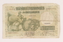 Belgium, 50 francs or 10 belga note, acquired by a US soldier