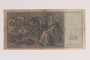 Imperial Germany Reichsbanknote, 100 mark note, from the album of a Waffen-SS officer acquired by an American soldier