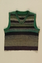 Striped sweater vest worn by a Polish Jewish concentration camp inmate