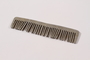 Handmade metal comb used by a concentration camp inmate saved by getting on Schindler's list