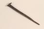 Hand-wrought horseshoe nail used by a Romani