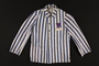 Concentration camp uniform jacket with purple triangle worn by Jehovah’s Witness