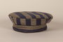 Concentration camp uniform cap worn by a Polish Jewish prisoner