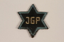 Jewish Ghetto Police badge from the Kovno ghetto