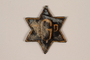 Jewish Ghetto Police badge from the Kovno ghetto