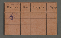 1995.89.132 back
Work permit from the Kovno ghetto

Click to enlarge