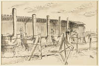 1988.1.35 front
Drawing of women cooking outdoors by a German Jewish internee

Click to enlarge