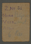 Identification document issued by an administrative department of the Kovno ghetto