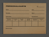 1995.89.255 front
Identity card from the Kovno ghetto

Click to enlarge