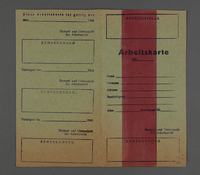 1995.89.334 front
Work permit for women from the Kovno ghetto

Click to enlarge