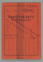 1995.89.487 front
Work permit to be issued in the Kovno ghetto

Click to enlarge