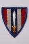 US Army, European Civil Affairs Division shoulder sleeve patch worn by a Jewish soldier