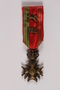 War Cross medal owned by a Belgian soldier and former POW